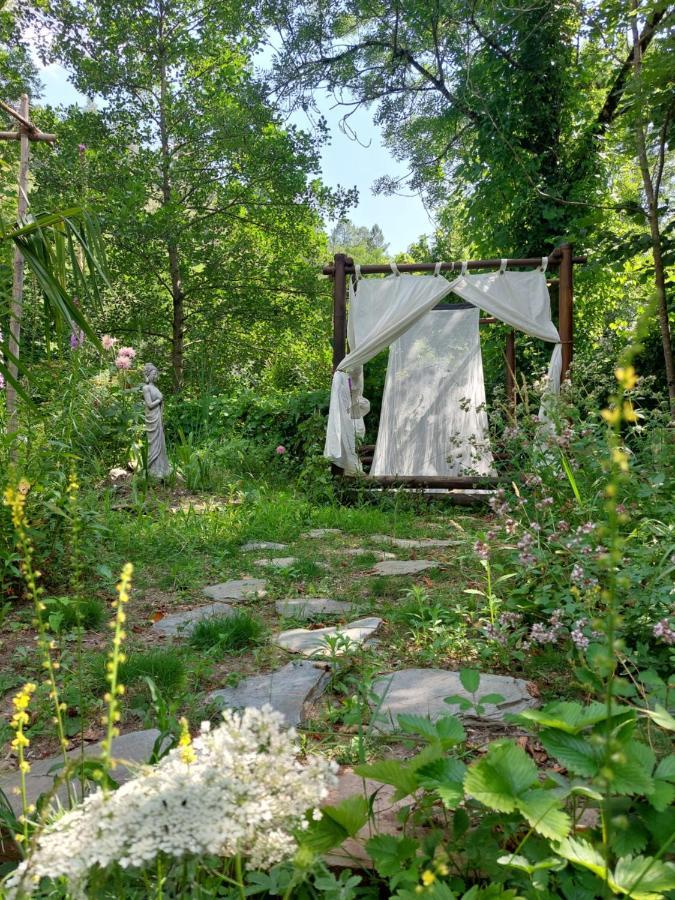Chambres D'Hotes Dans Mas Avec Jardin En Bord De Riviere Saumane Bagian luar foto